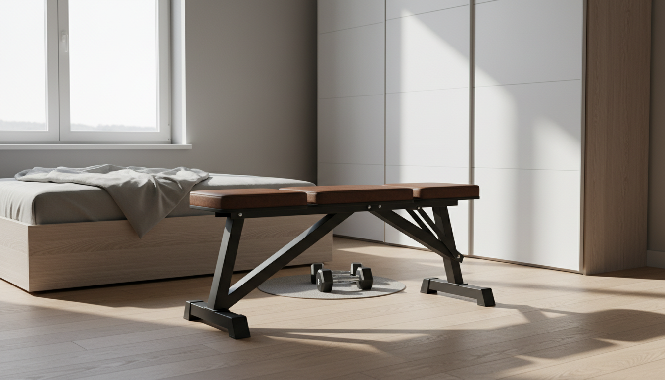 Czy składana ławka do ćwiczeń naprawdę zmieści się w szafie?