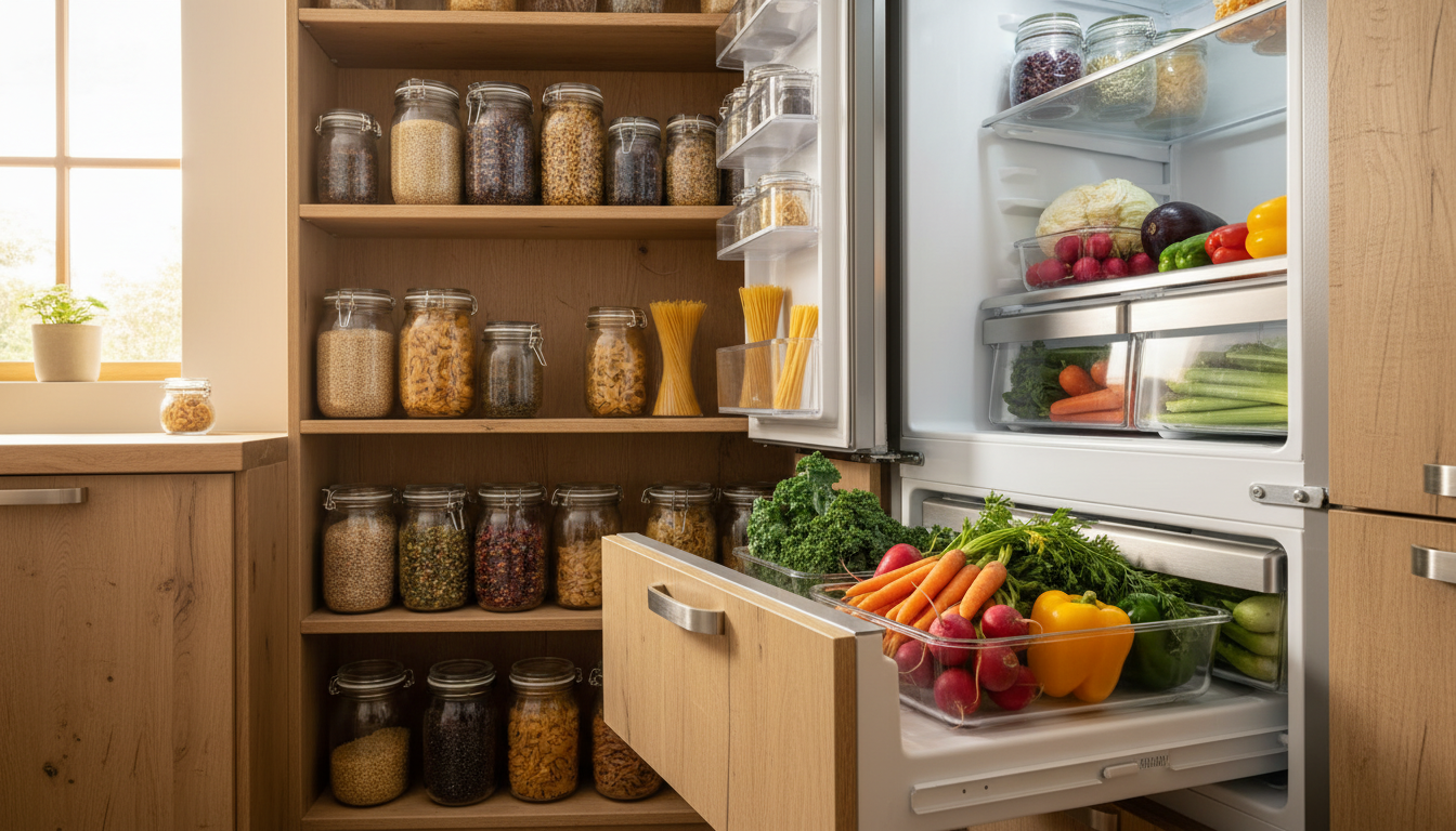 Jak zorganizować spiżarnię i lodówkę, aby przestać marnować jedzenie?
