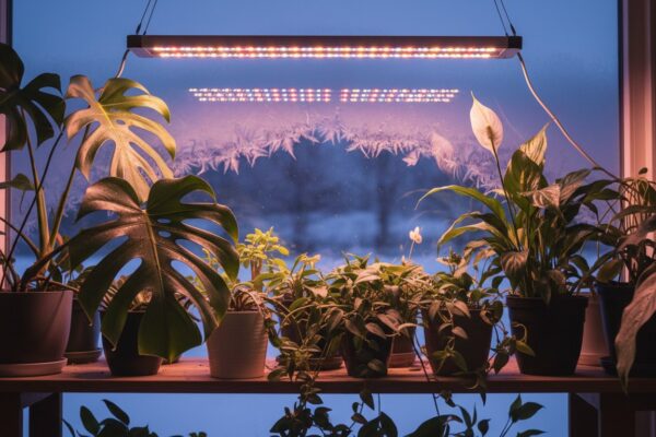 Doświetlanie roślin zimą – jakie lampy LED wybrać do domowej uprawy kwiatów?