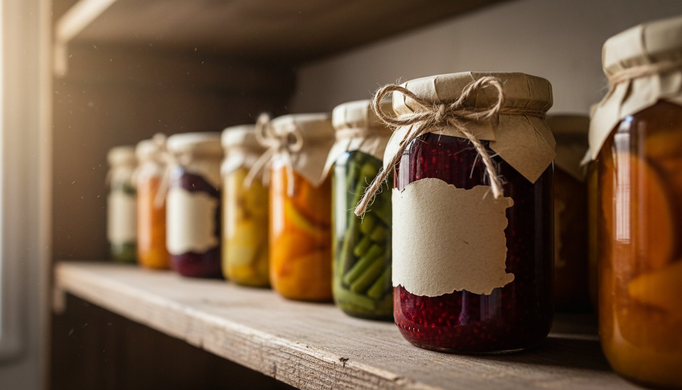 Etykiety na słoiki – jak estetycznie i funkcjonalnie opisać domowe przetwory w spiżarni?