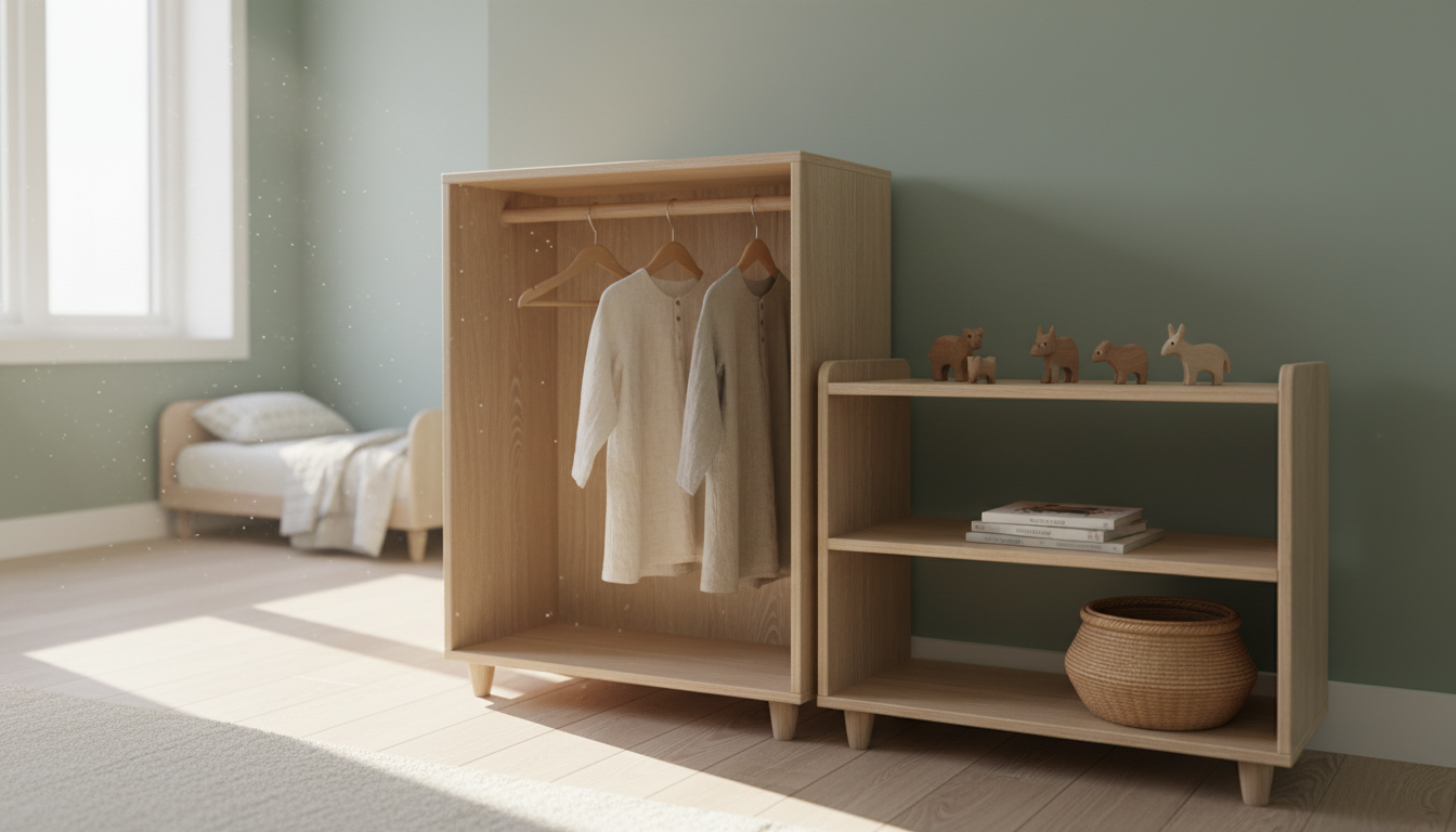 Jakie meble pomogą dziecku w samodzielnym utrzymaniu porządku w pokoju?