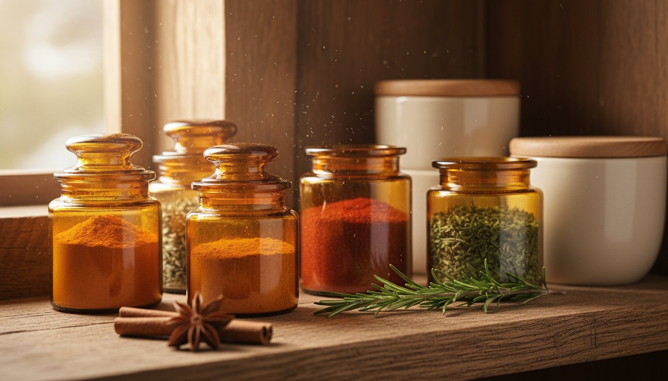 Przechowywanie przypraw – jak zachować aromat ziół i korzeni na dłużej?