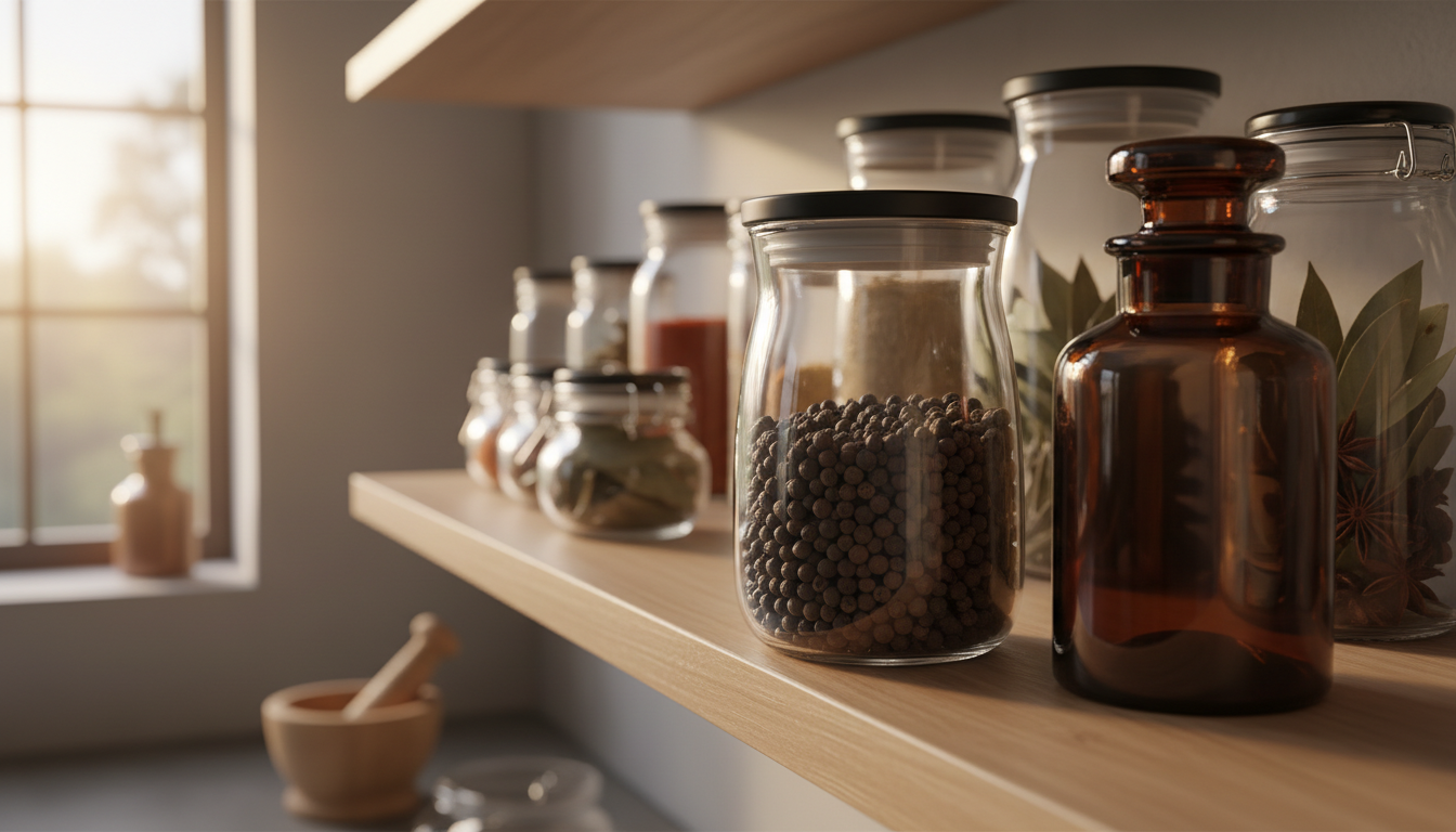 Czy szklane słoiczki to najlepszy wybór do organizacji ziół