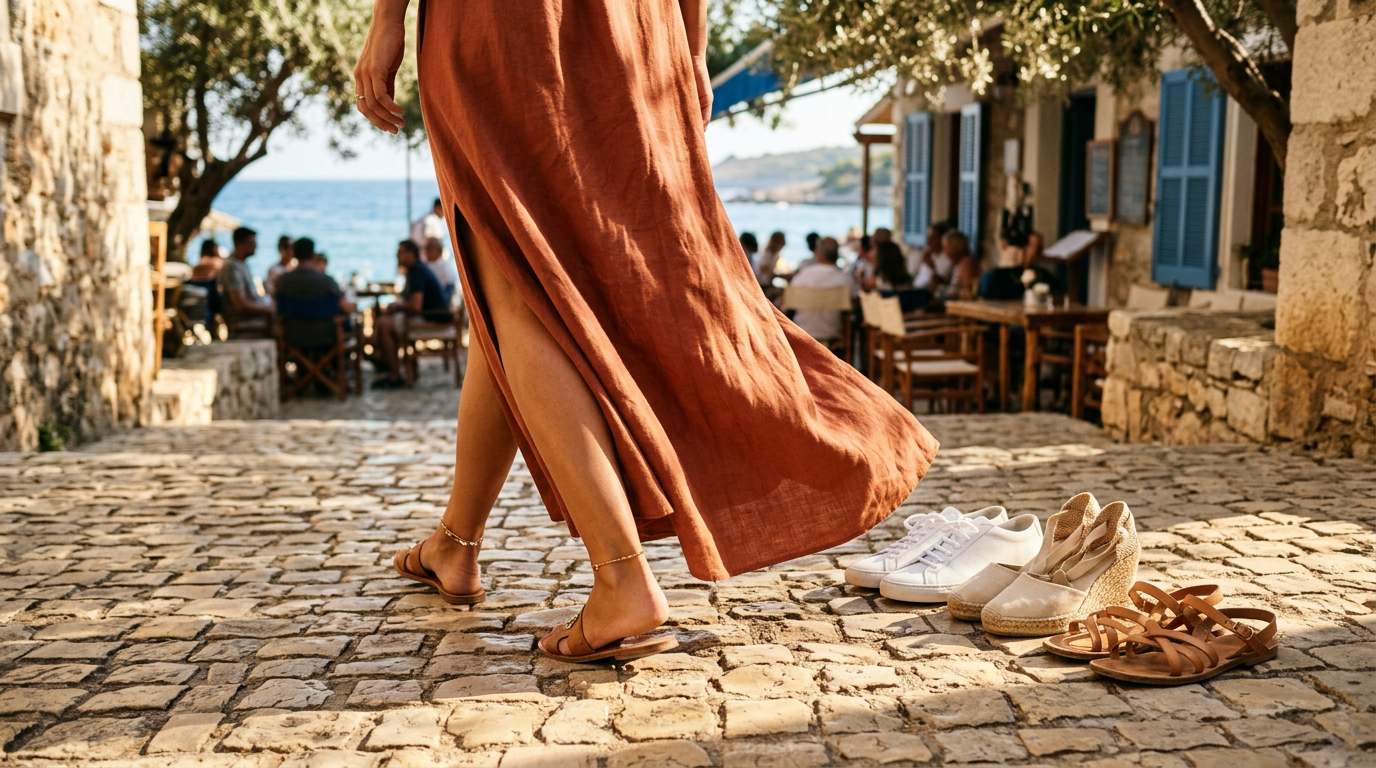 Jakie buty do długiej sukienki na lato – przegląd modeli od sneakersów po espadryle