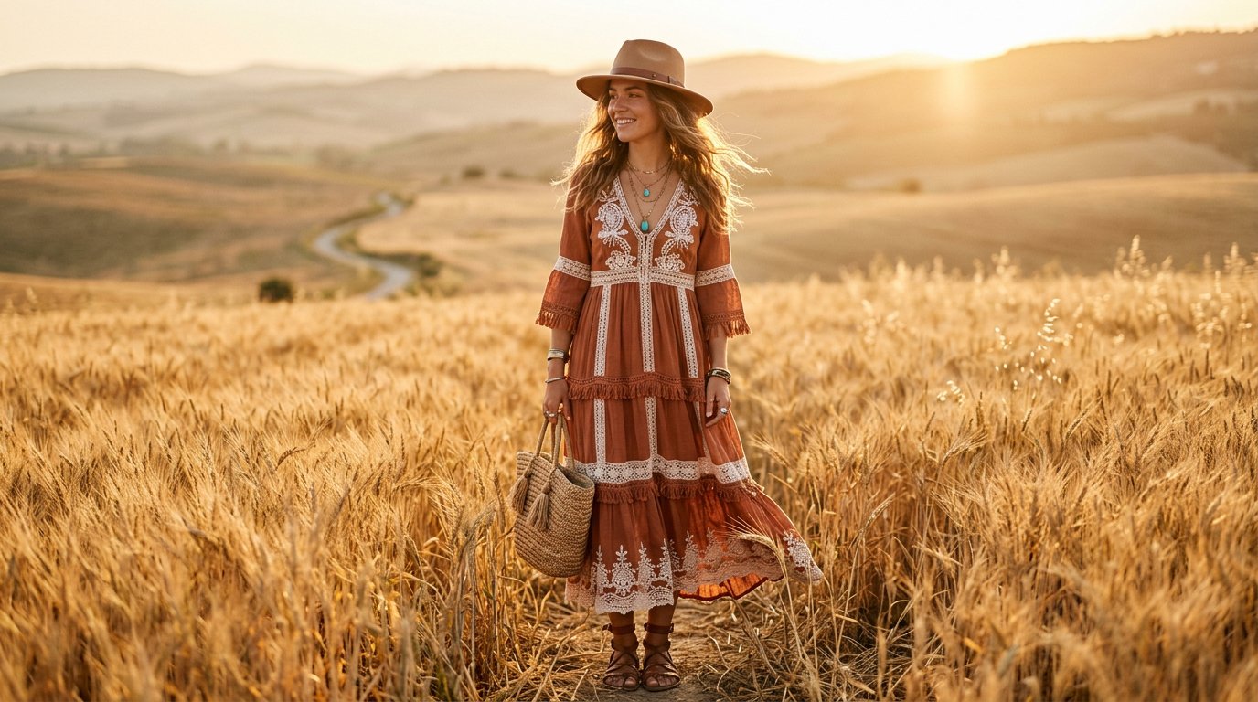 Moda boho – jak nosić trend boho latem